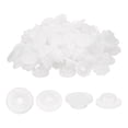 thumbnail image 1 of Tapones de goma Uxcell de 12 mm/0.5" para viales, 200 piezas, tapón de silicona tipo hongo para viales de vidrio y frascos de cultivo de líquidos, blanco, 1 of 5