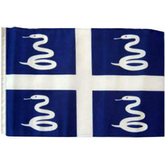 12x18 12"x18" Martinique Sleeve Flag Boat Car Garden