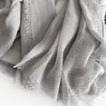 thumbnail image 5 of Cotton Blend Soft Scarf With Fringed Edges Linen Scarf Shawl，Travel Scarf Multicolor One Size, 5 of 5