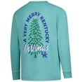 thumbnail image 3 of Youth  Light Green Kentucky Wildcats Merry Christmas Tree Long Sleeve T-Shirt, 3 of 3