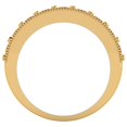 thumbnail image 5 of 0.81 ctw Wedding Band for Women - 14K Yellow Gold Natural Garnet Stackable Eternity Ring, 5 of 6
