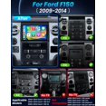 thumbnail image 2 of Radio para auto Jufodrca Ford F150 2009-2014 con pantalla táctil de 9", 2 of 7