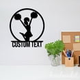 thumbnail image 5 of Handmadetneonsign Custom Cheerleading Metal Wall Art LED Light - Personalized Cheerleader Name Sign, 5 of 5