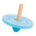 thumbnail image 4 of La parte superior giratoria juega la superficie lisa ligera del regalo de de los juguetes de la guardería de los niños de los juguetes de madera Azul Hugo Tapas sin pintar, 4 of 10