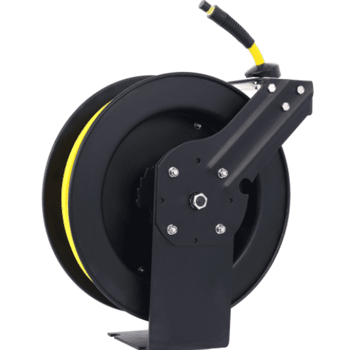 Air Hose Reel-50' SBR Rubber, 300PSI, Heavy Duty Steel Industrial Reel