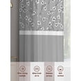 thumbnail image 3 of Grey Yellow Flowers Sheer Curtains for Living Room Bedroom Classic Botanical Art Elegant Sheer Curtains 63 Inch Long 2 Panels Set Light Filtering Curtain Window Treatments Drapes for Dining Room, 3 of 6