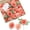 Living coral, variant on Artificial Flowers African Violet Purple Roses Lavender Roses 25pcs Real Looking Fake Roses w/Stem for DIY Wedding Bouquets Centerpieces Arrangements Party Baby Shower Home Decorations