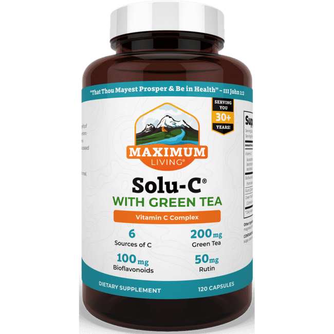 Maximum Living Solu-C with Green Tea 120 Caps