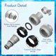 thumbnail image 4 of Fiudx Liquidación De Ahorros De Verano Kit De Reemplazo De Manguera De Filtro De Piscina, Adaptador De Manguera De Piscina Para Accesorios Compatibles Con Piscina, 4 of 7