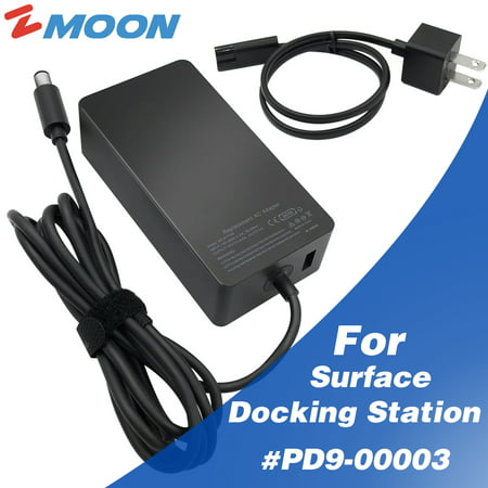 Zmoon A1749 15V 6A 90W Charger Adapter Power Supply For Microsoft Surface Pro 4 Docking Station, Model
