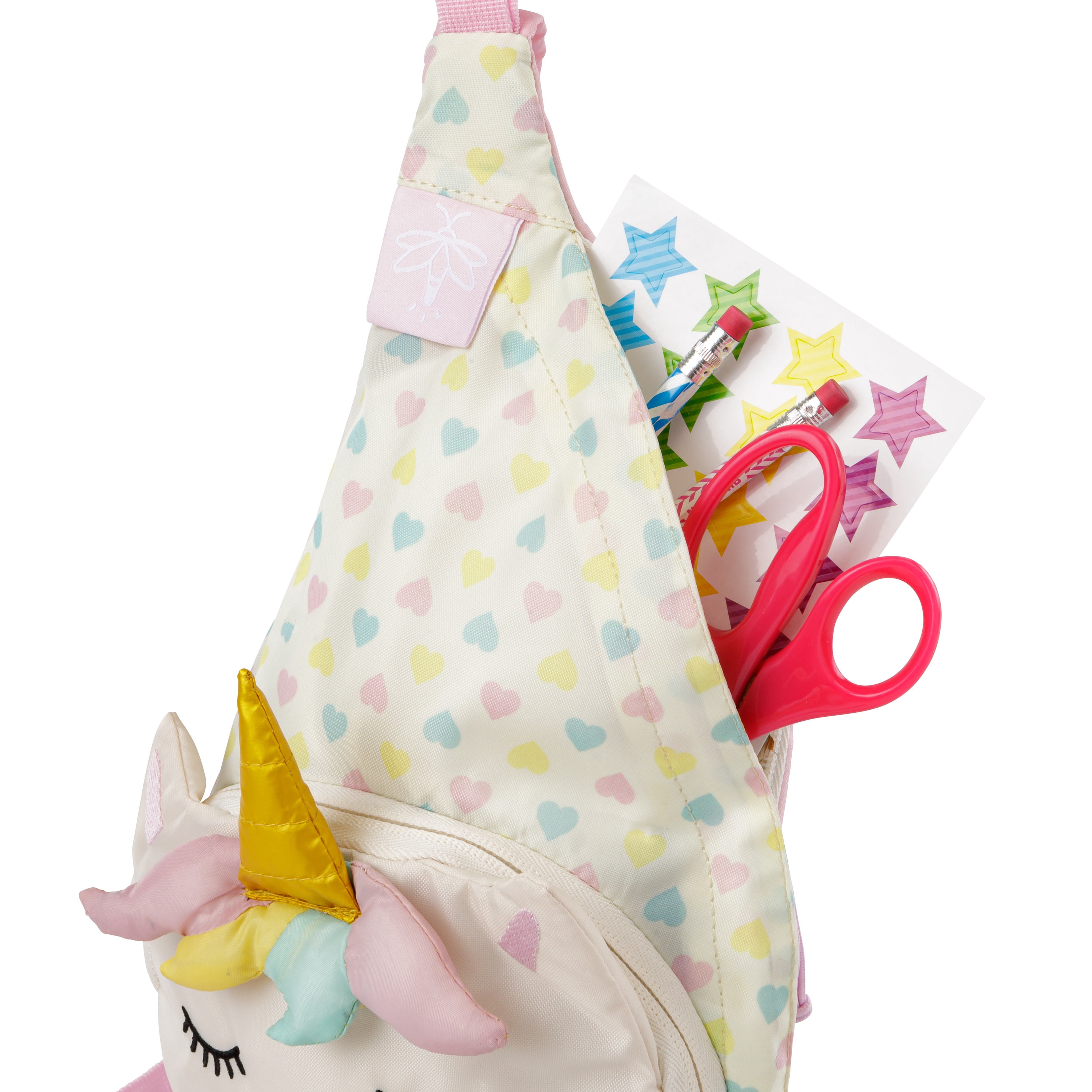 Firefly! Outdoor Gear Sparkle the Unicorn Kid's Backpack - Cream/Pink (3 Liter)