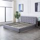 thumbnail image 3 of Base Cabecera Ilios Innova Para Cama King Size Madera Tapizada en Lino Gris, 3 of 5