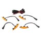 thumbnail image 3 of Luz LED de rejilla de parachoques delantero de 4 piezas con kit de arnés de cableado apto para Toyota 4Runner 2014?2019, 3 of 8