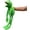 Green Puppet, variant on Kermit The Frog Puppet with Control Rod Metal Puppet Set,The Muppets Show, Puppet Theatre,Soft Plush Frog Puppet Suitable for Kids Role Play Toy - 24 Inches