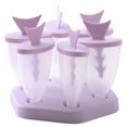 thumbnail image 1 of Coofit Ice Cream Mold DIY Fish Shape 6-Capacity Ice Pop Mold Popsicle Mold for Home, 1 of 10
