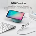 thumbnail image 3 of USB HUB USB3.0 USB2.0 4 Puertos Splitter Mouse U Adaptador de disco 4-IN-1 Cuaderno de carga Dock de carga Cargador para accesorios de plata USB Monstrate EL022563-02, 3 of 7