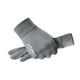 thumbnail image 4 of Guantes de verano con protección solar y pantalla táctil, transpirables y resistentes al desgaste para correr. dos dedos gris, 4 of 5