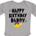 thumbnail image 4 of Inktastic Happy Birthday Daddy Party Boys or Girls Long Sleeve Baby Bodysuit, 4 of 5