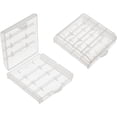 thumbnail image 1 of HUGFEGWE 4 x AA/AAA Battery Storage Case Holder Organizer Box Transparent U2536-19539, 1 of 6