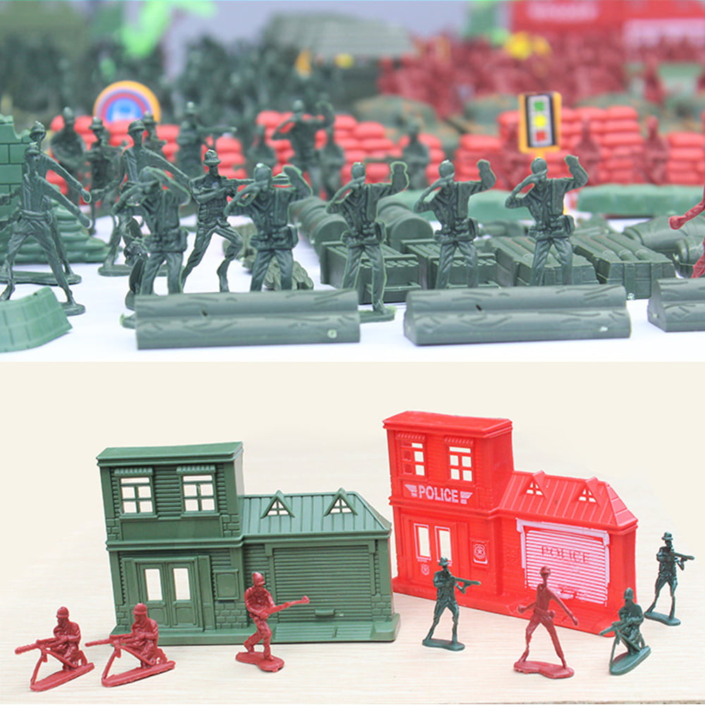 330pcs/Set Assorted Military Model Playset Toy Soldier Army Men Action Figures 