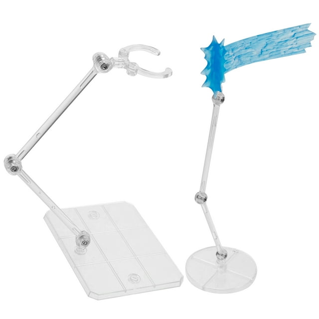 1 Set Action Figure Stand With Effect Displaying Stand For Anime Models And Dolls Tabletop Action Figure Display Rack Plastic Showing Rack With Effect