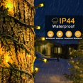 thumbnail image 3 of 2 Pack Green Lights Solar Powered  200 LED 75.5ft Each Solar String Lights Outdoor Waterproof  8 Modes Green Christmas Lights for Patio  Garden  Tree  Halloween Decorations, 3 of 16