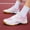 White Pink, variant on Sneakers, Women's Volleyball Shoes Tennis Shoes, Professional Performance Model, Seamless Mesh Upper for Breathable Comfort Without Stuffiness, Lightweight and Wear-resistant Outsole with