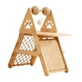 thumbnail image 3 of predolo Cat Tree Climbing Frame Floor Standing Furniture Danging Ball Scratch Pad Modern Without Mat, 3 of 8