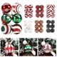 thumbnail image 2 of 6 bolas de Navidad de 2,4 pulgadas para árbol de Navidad, adornos colgantes para árbol de Navidad, decoración para fiestas en el hogar, regalos de Año Nuevo 2025, Navidad, 2 of 5