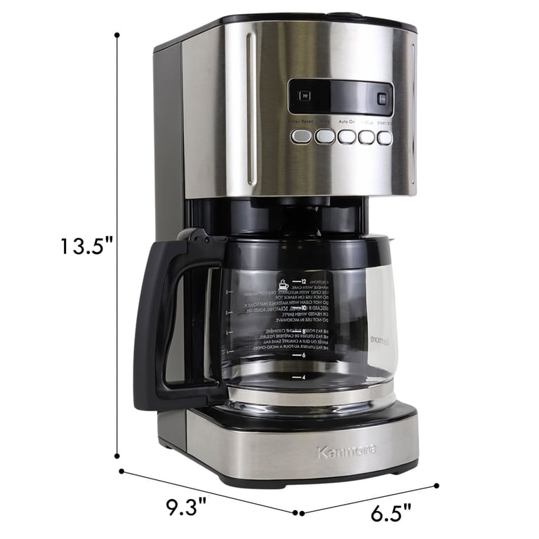 Kenmore Home 1.8L 12-Cup Digital Programmable Drip Coffee Maker