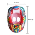 thumbnail image 2 of Asiento flotante inflable anillo divertido coche cuerno barco agua juguetes para playa piscina fiesta, 2 of 8