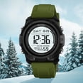 thumbnail image 4 of Large Digital Waterproof Sports Watch for Men and Women - Multifunctional Luminous Wristwatch with Silicone Strap, Alarm, Stopwatch, and Time Display for Outdoor Activities,Multicolor A, 4 of 5
