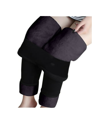 Fleece Lined Flare Leggings Womens Warm Thermal High Waisted Workout  Bootcut Yoga Pants 