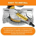 thumbnail image 4 of 2Pcs 146726-02 Miter Saw Cutting Plate Fits for Miter Saw Parts DW703 DW704 DW704A DW705S DW705 DW706 DW715 DW716, 4 of 6