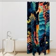 thumbnail image 2 of Sea Horse Bathroom Curtains Set - Waterproof Printed Shower Curtain with Hooks - Bathroom Decoration, 2 of 5