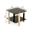 thumbnail image 5 of Cid 24 Inch Modern End Table, 1 Shelf, High Gloss, Ebony, Rose Gold- Saltoro Sherpi, 5 of 5