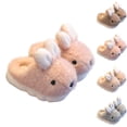 thumbnail image 7 of Xfvqtps Children Fuzzy Slippers Cute Rabbit Fluffy Slip on Memory Foam Soft Sole Non Slip Thickened Comfortable Indoor Warm Winter House Slippers Pink, 7 of 7