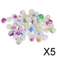 thumbnail image 1 of Lotes de cuentas de 8mm Soledad 100 Piezas Coloridas Espaciadoras Sueltas pintadas para Fabricación de joyas, 1 of 10