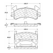 cadillac seville brake pedal pad