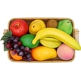 thumbnail image 2 of 11pcs Artificial Fruit Fake Apple Pear Mango Kiwi Orange Grape Peach Mango Banana Lemon Simulation Model Photography Props Display Realistic Home Table Decoration, 2 of 3