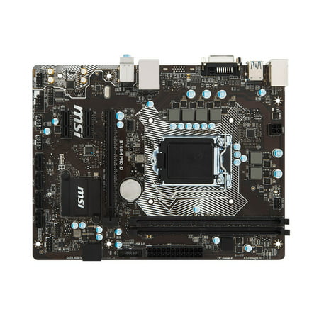 Refurbished MSI B150M PRO-D Intel B150 Socket 1151 mATX Motherboard w/DVI, Audio &