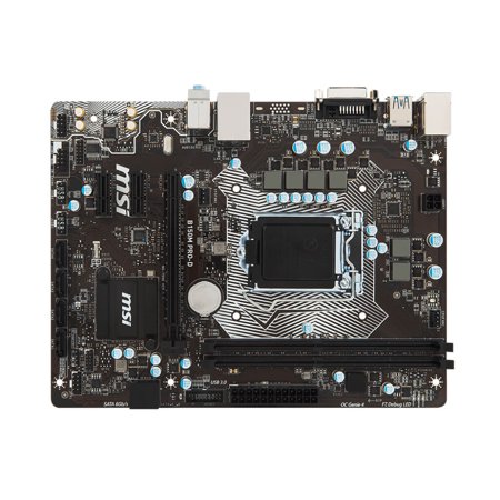 Socket 478 Matx Motherboard - Refurbished MSI B150M PRO-D Intel B150 Socket 1151 mATX Motherboard w/DVI, Audio & GbLAN