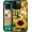 Butterfly Golden Sunflower, variant on Compatible with iPhone 15 Pro Case,Pattern Design Hard PC Back Cover Non-Slip Soft TPU Protective Case for iPhone 15 Pro for Women 6.1inch-Pink Blue Butterfly
