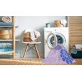 thumbnail image 2 of Ahgly Company Machine Washable Indoor Rectangle Transitional Purple Mimosa Purple Area Rugs, 7' x 10', 2 of 7