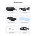 thumbnail image 6 of TINHAO Fit Over Wrap Sunglasses for Men Women with Hard Case, Polarized UV400 Wear Over Prescription Glasses for Driving Fishing Hiking Cycling Outdoor, 6 of 6