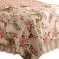 thumbnail image 2 of Juego de cama Benzara BM14961 con estampado de mariposas queen, 3 piezas, 2 of 5