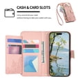 thumbnail image 3 of Funda FOXDOCK cartera de piel sintética para FOXDOCK Samsung Galaxy S26 Ultra – Resistente a golpes, RFID – rosa, 3 of 6