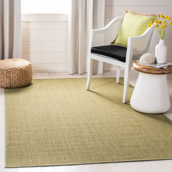 SAFAVIEH Martha Stewart Maximillian Solid Area Rug, Green, 5' x 7'
