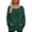 Green, variant on XIAONU Womens Sweatshirts Solid Color -Lined Pocketed Hoodless Sweatshirt Baggy Long Sleeve Warm Pullover Hoodless Sweatshirt