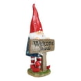 thumbnail image 5 of Whimsical Garden Mr Gnome By Toadstool Mushrooms Welcome Friends Sign Figurine, 5 of 9